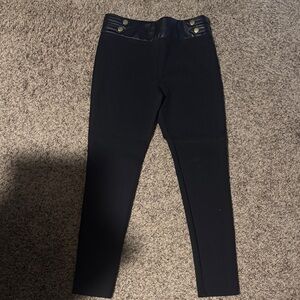 INC International Concepts Black Ponte Leggings - Midrise